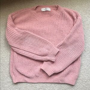 H&M Soft Pink Knit Pullover